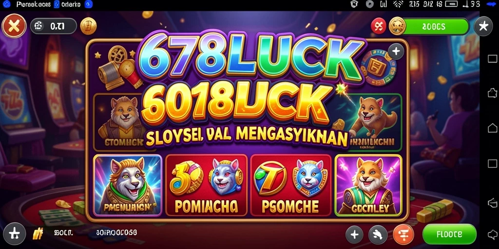 Tampilan gameplay Slot di 678LUCK yang memukau dan interaktif.