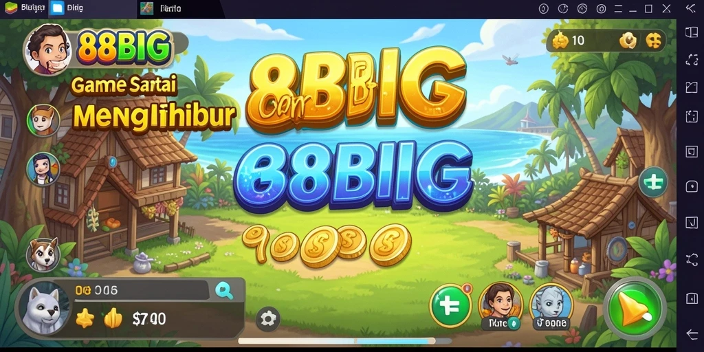Tampilan gameplay yang seru dan penuh warna di 88BIG.