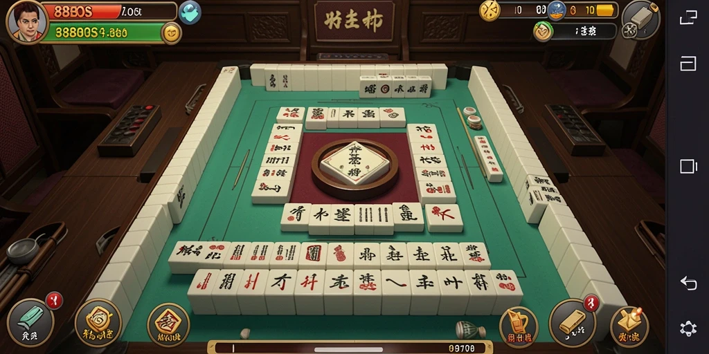Tampilan gameplay menarik dari permainan Mahjong di 88BOS.