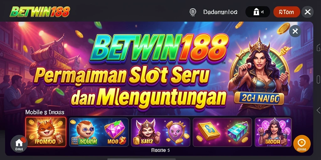 Tampilan gameplay Slot yang mengasyikkan di BETWIN188.