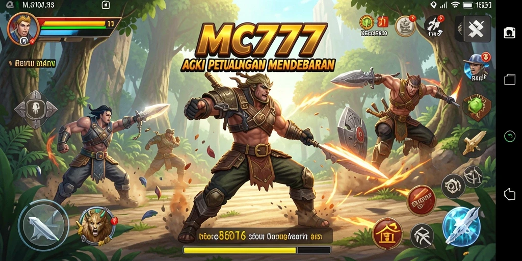 Tampilan mendebarkan dari gameplay <strong>MC777</strong> yang penuh aksi.