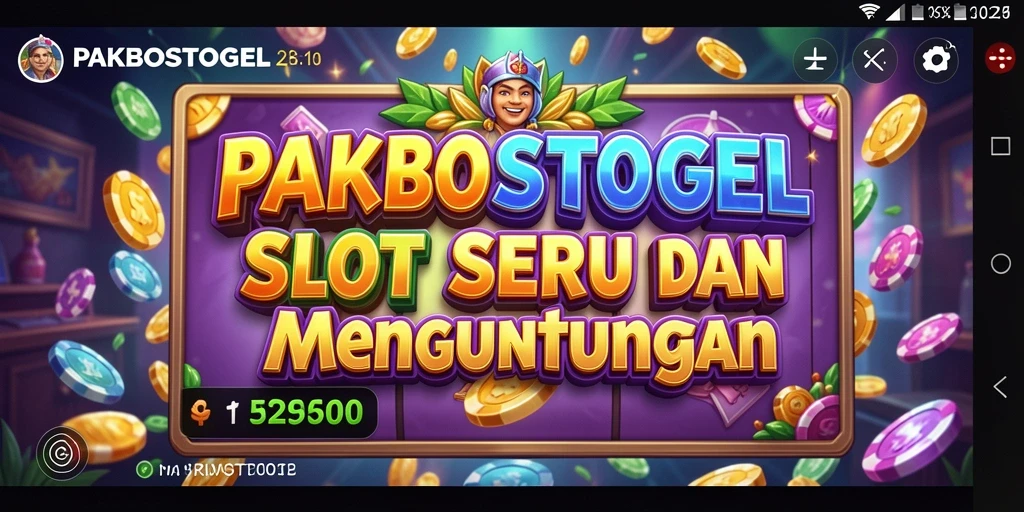Tampilan gameplay Slot PAKBOSTOGEL yang menarik dan memikat.