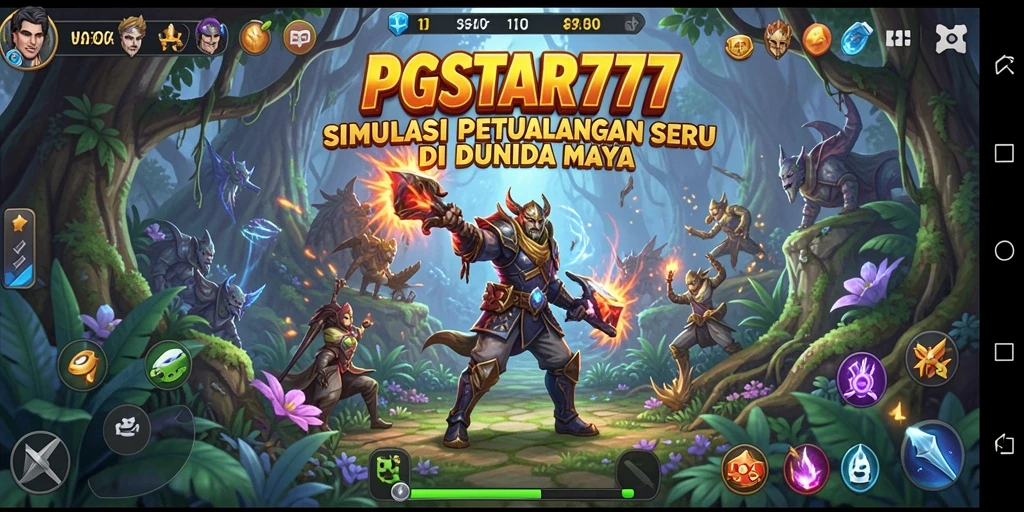 Screenshot PGSTAR777 menampilkan gameplay simulasi yang mendebarkan dan interaktif.